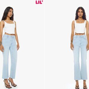 MOTHER Lil Hustler Fray Size 29 Retail $238